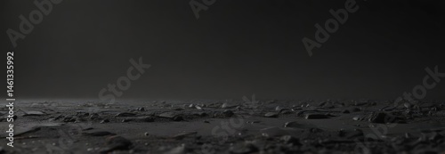 Deep black subtly fading into charcoal grey, clean lines,  palette,  dark