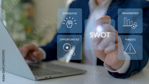Fotografie SWOT Analysis Concept