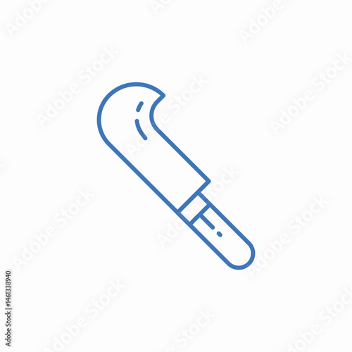 billhook icon icon sign vector