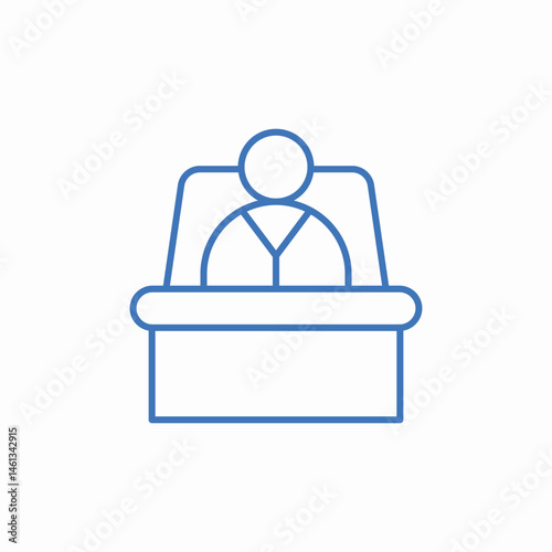 executive director icon sign vector