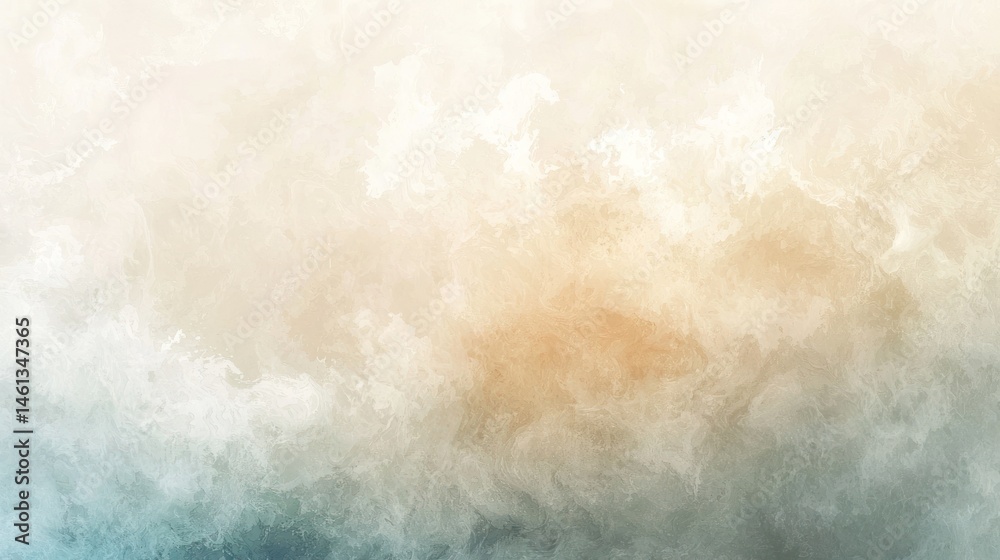 Fototapeta premium A muted, soft color palette abstract painting.
