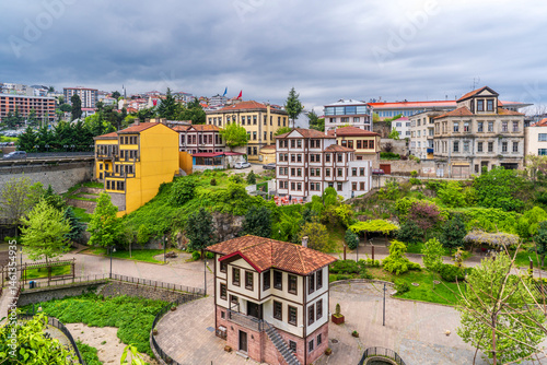 Obraz na płótnie The Zagnos Park view in Ortahisar District of Trabzon City w salonie