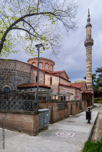 The Fatih Mosque view in Trabzon City of Turkey