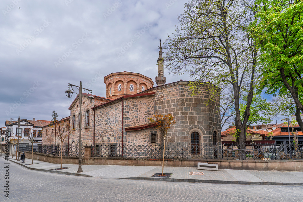The Fatih Mosque view in Trabzon City of Turkey