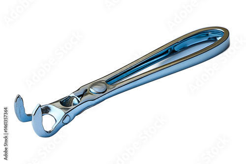 Realistic eyelash curler tool isolated, perfect for illustrating makeup guides and cosmetic tutorials, crystal clear visualization.