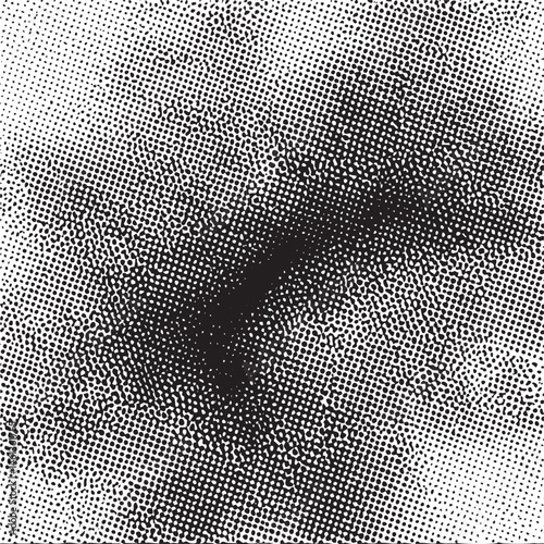 A close-up reveals a partially obscured eye with dynamic tonal shading.