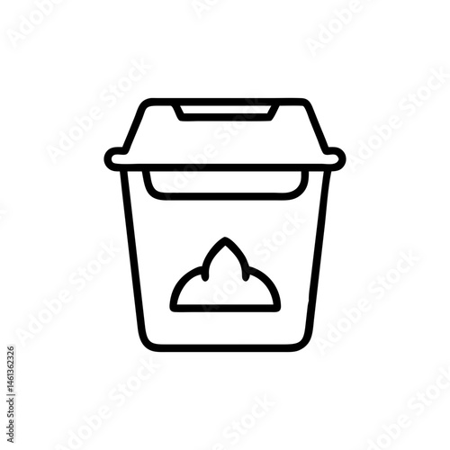 Compost bin icon