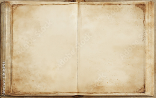 Vintage White Paper Texture with Aged Edges for Elegant Design Backgrounds