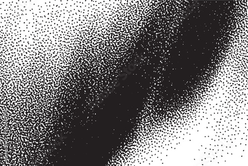 A dense monochrome sphere gradually transitions from black to white.