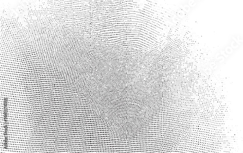 Dense white dots create a textured abstract focal point.