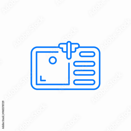 visa stamp icon sign vector