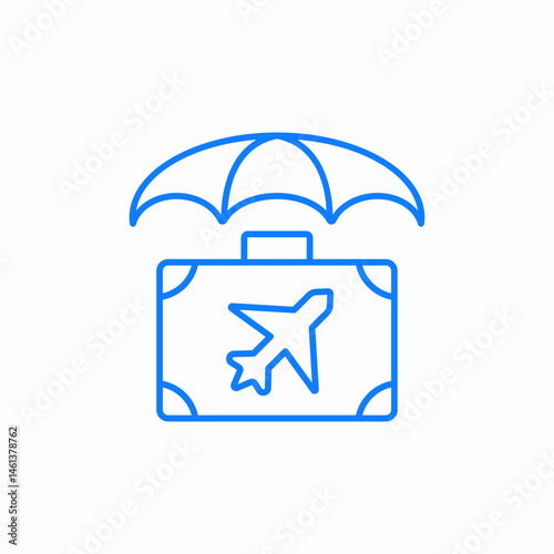 vacation travel icon sign vector