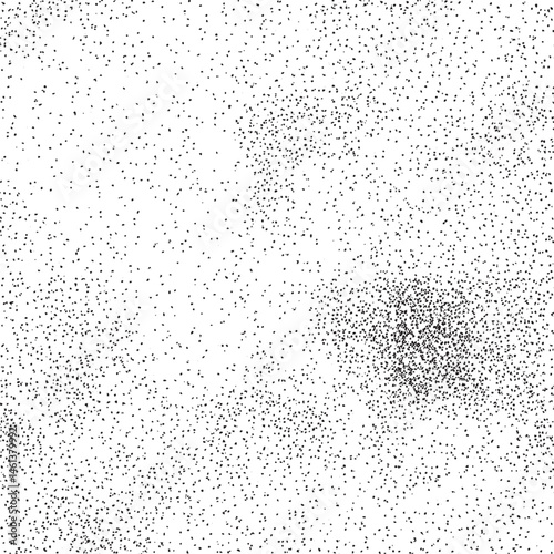 A dense field of tiny scattered dots creates a textured