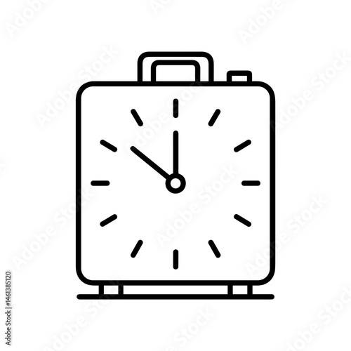 Stopwatch displaying time in simple design