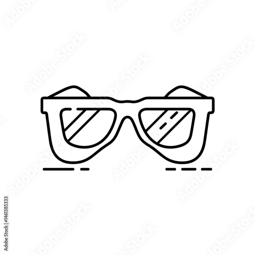 Stylish sunglasses on white background