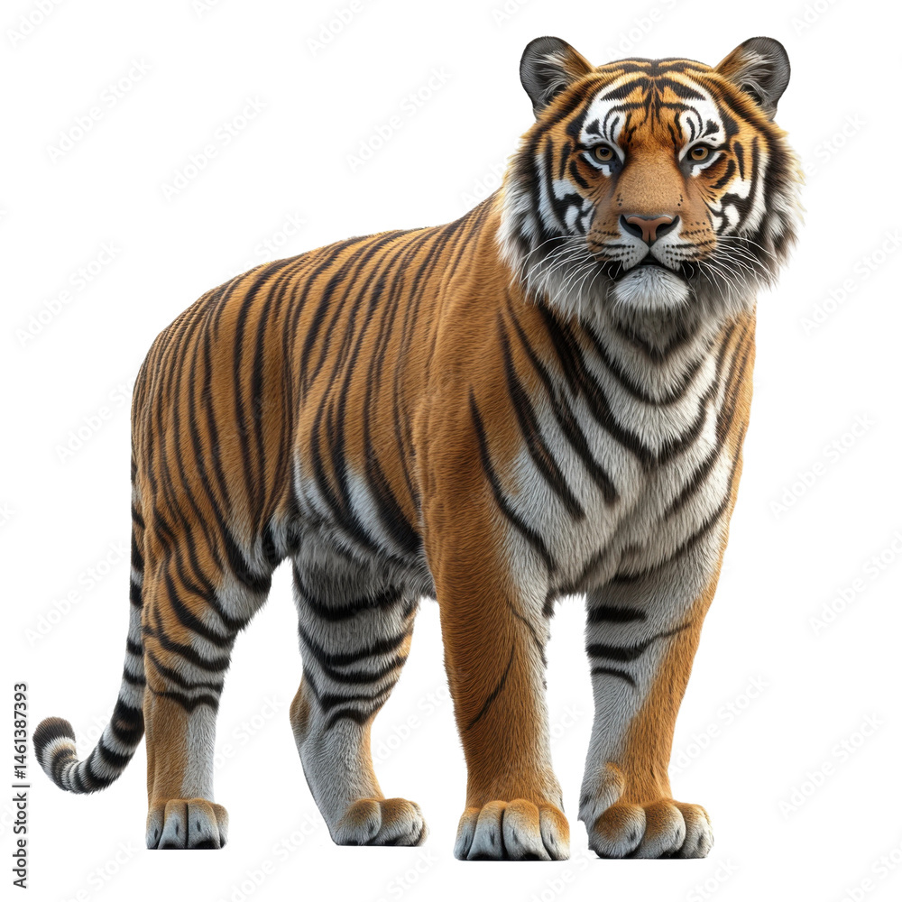 Obraz premium Roaring tiger action in the wild animal photography nature close-up