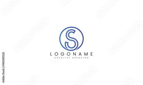 Minimalist S Logo for Branding and Identity.