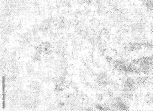 A dense textured of small white dots covers the entire