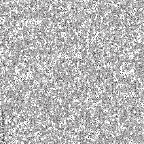 A dense textured surface displays a multitude of small scattered dots.