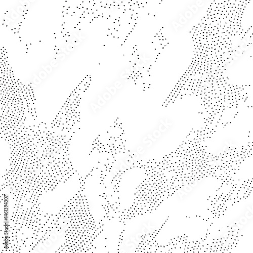 A woman gazes intently at a detailed textured