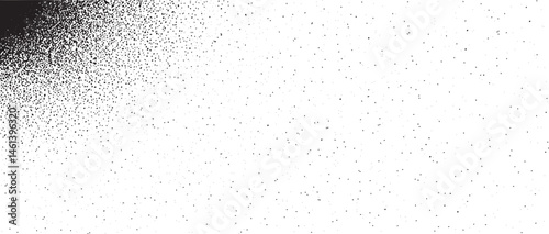 A dense scattering of white dots creates a textured abstract surface.