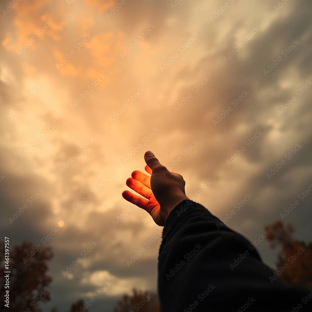 Reaching for the Sunset.