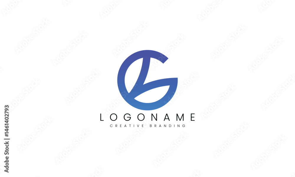 Minimalist GL Logo for Branding and Identity. Minimalist GL Logo for Branding and Identity.