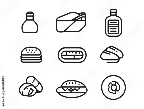 Buy Now clean line vector symbol for online shop graphics