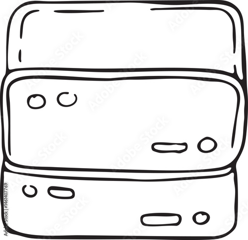 Two stacked rectangular boxes sit side-by-side.