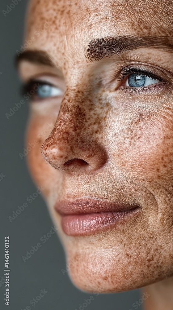 Close-up of translucent aging skin with rejuvenating light beams, soft-focus tools in background - modern dermatology innovation Close-up of translucent aging skin with rejuvenating light beams, soft-focus tools in background - modern dermatology innovation
