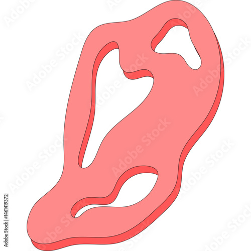 Abstract Smoke Shape