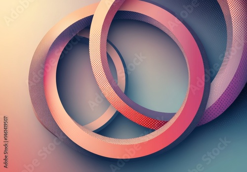 Designs that incorporate abstract overlapping gradient shapes can serve as backgrounds, contribute to modern art, or function as graphic resources