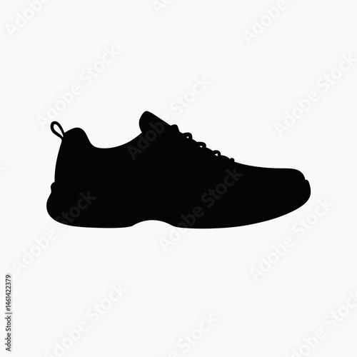 black sneakers with white soles  high top athletic footwear