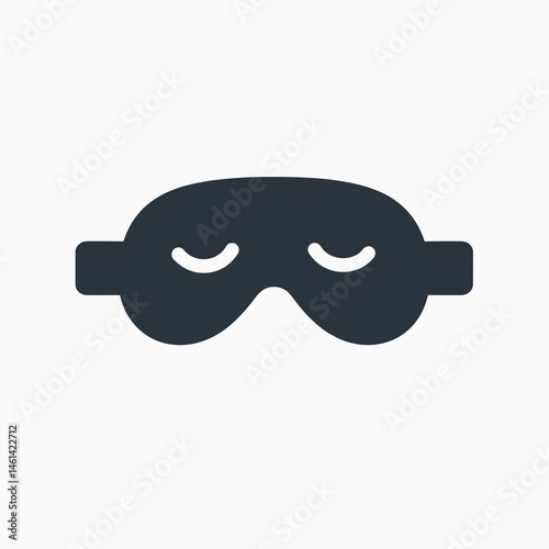 mysterious masked figure in black and white icon
