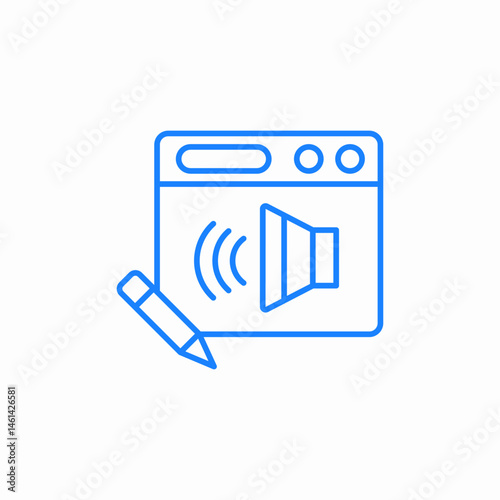 movie diving flippers icon sign vector