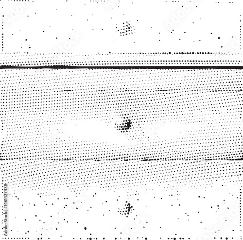 Three dark circles appear on a textured white surface.
