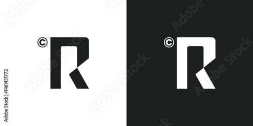 Letter R for Building or Tech Logo Design