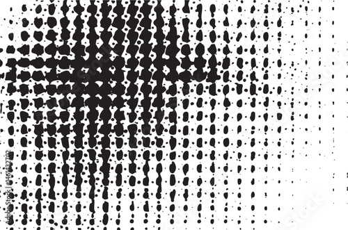 Black and white dots create a dynamic textured vertical