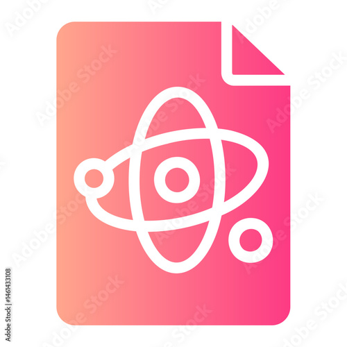 Science gradient icon