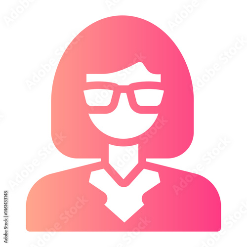 teacher gradient icon