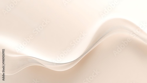 アイボリー色のオーガンジーと繊細なレース模様