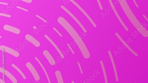 Abstract rotating circles pink background, Seamless loop animation.