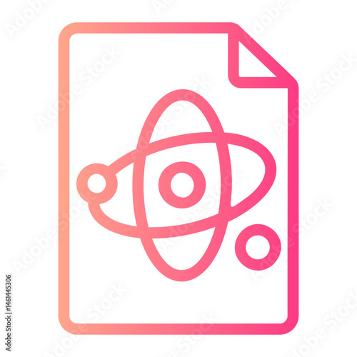 Science gradient icon