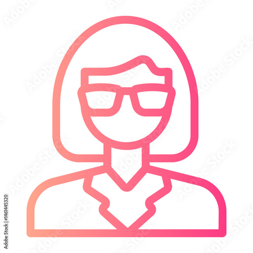 teacher gradient icon