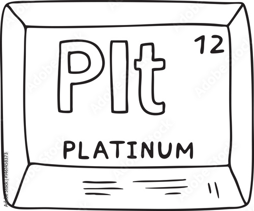 A simple of a platinum pit symbol.