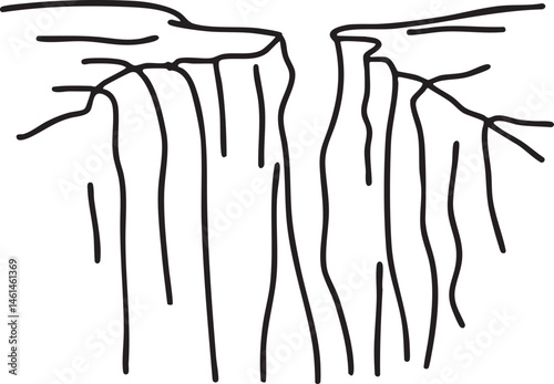 A black and white sketch depicts a complex network of roots emerging from the earth.