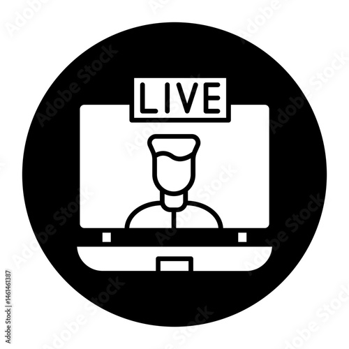 User Live Streaming Icon