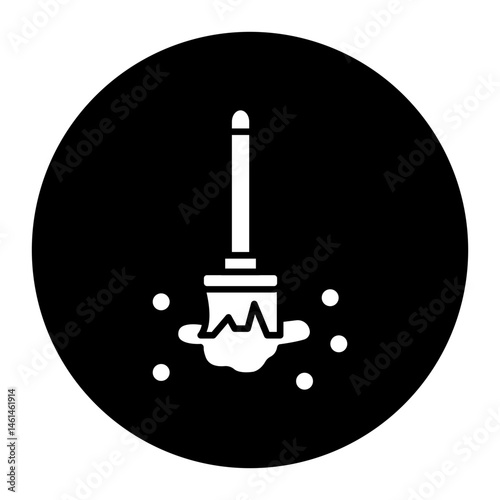 Broom Cleaning Icon