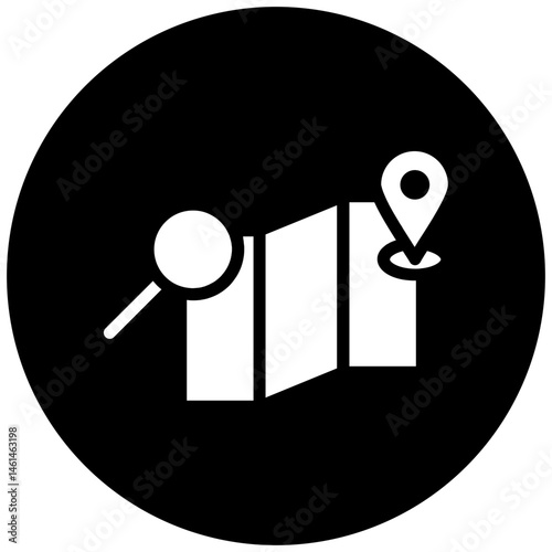 Search Map Icon