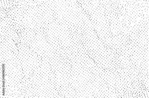 A dense textured of small white dots dominates the